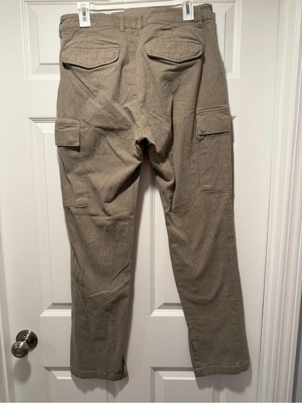 ALESBURY Men’s  Heather Cargo Essential Wash Straight Fit Trouser 32x32